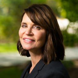 portrait of brunette woman